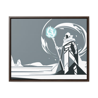 Mage of the Frozen Wastes - Gallery Canvas Wraps, Horizontal Frame