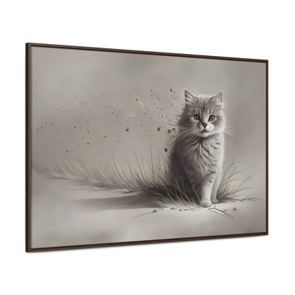 Whiskers in the Wind - Gallery Canvas Wraps, Horizontal Frame