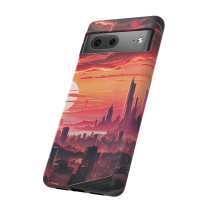 Anime City at Dawn - Smartphone Tough Cases