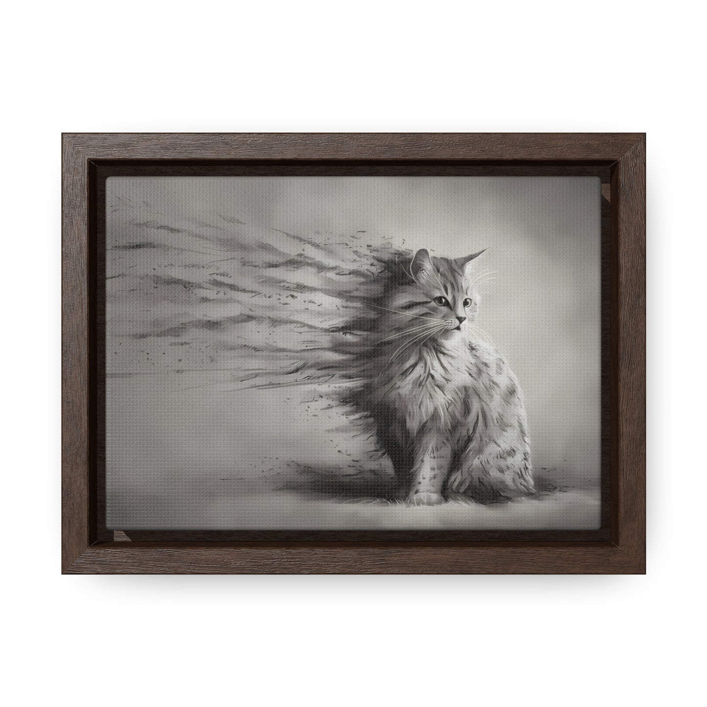 Ephemeral Whiskers - Gallery Canvas Wraps, Horizontal Frame