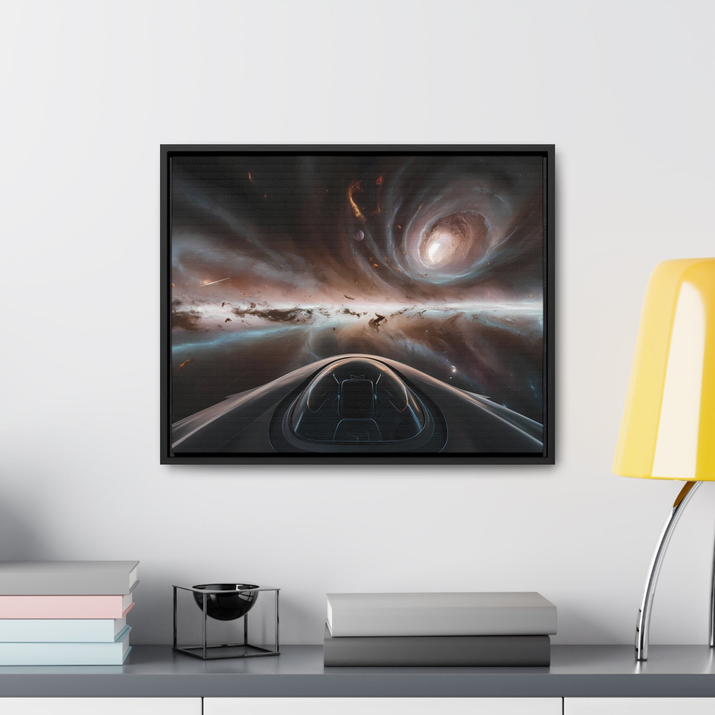 Journey Through the Celestial Abyss - Gallery Canvas Wraps, Horizontal Frame