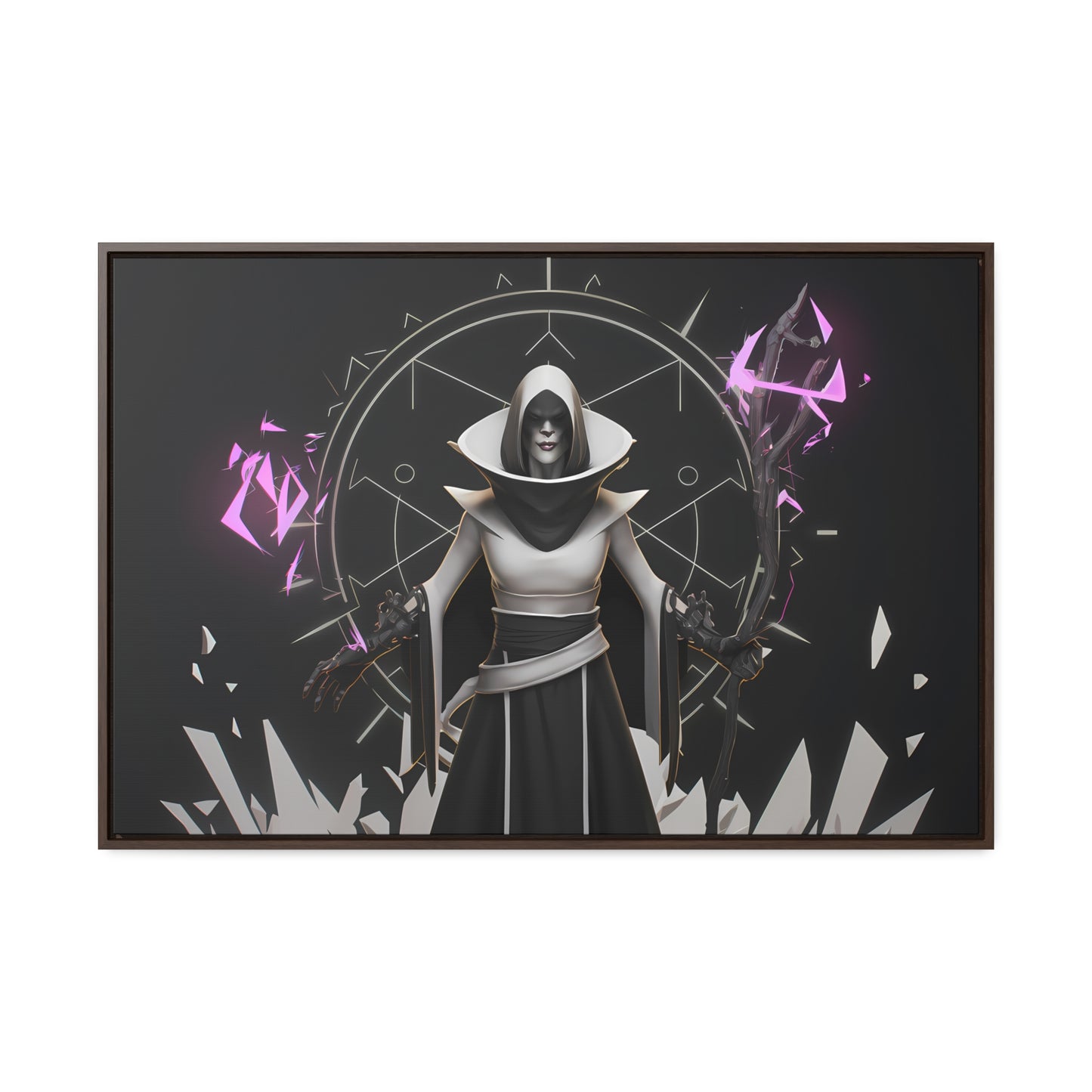 Veil of the Arcane Wraith - Gallery Canvas Wraps, Horizontal Frame