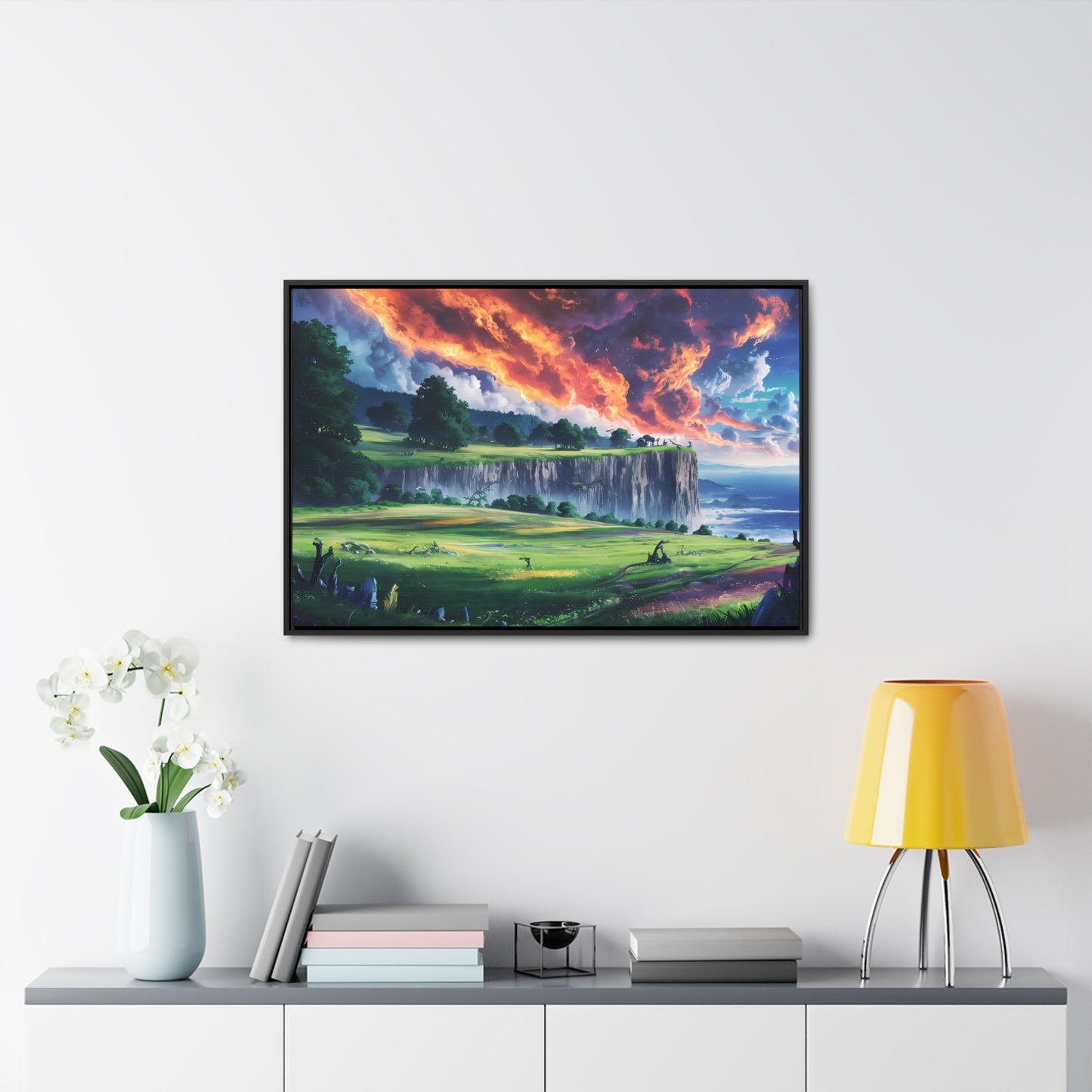 Edge of the Burning Sky - Gallery Canvas Wraps, Horizontal Frame