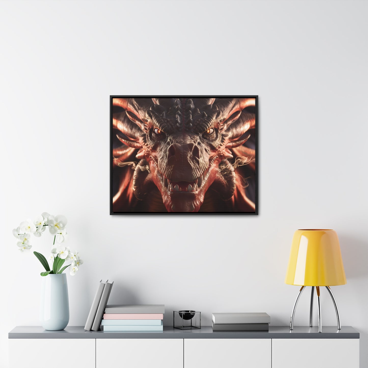 Wrath of the Inferno Dragon - Gallery Canvas Wraps, Horizontal Frame