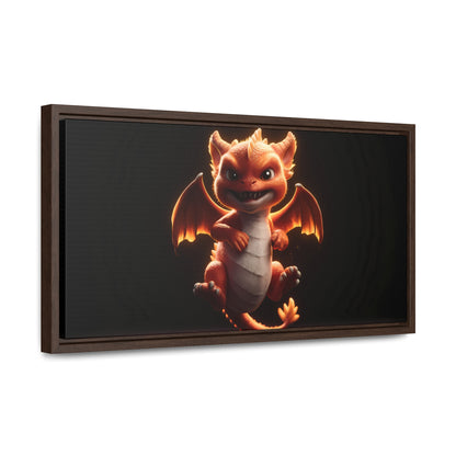 Fiery Mischief - Gallery Canvas Wraps, Horizontal Frame