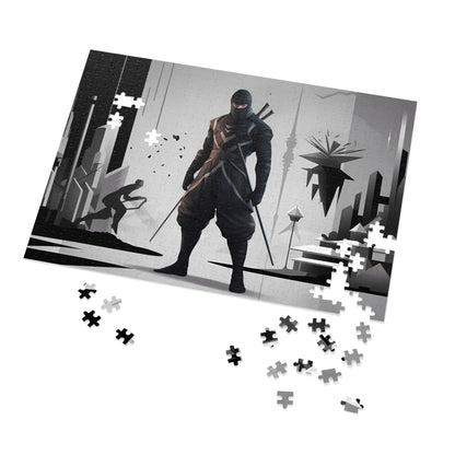 Shadow of the Cyber Ninja - Jigsaw Puzzle (30, 110, 252, 500,1000-Piece)