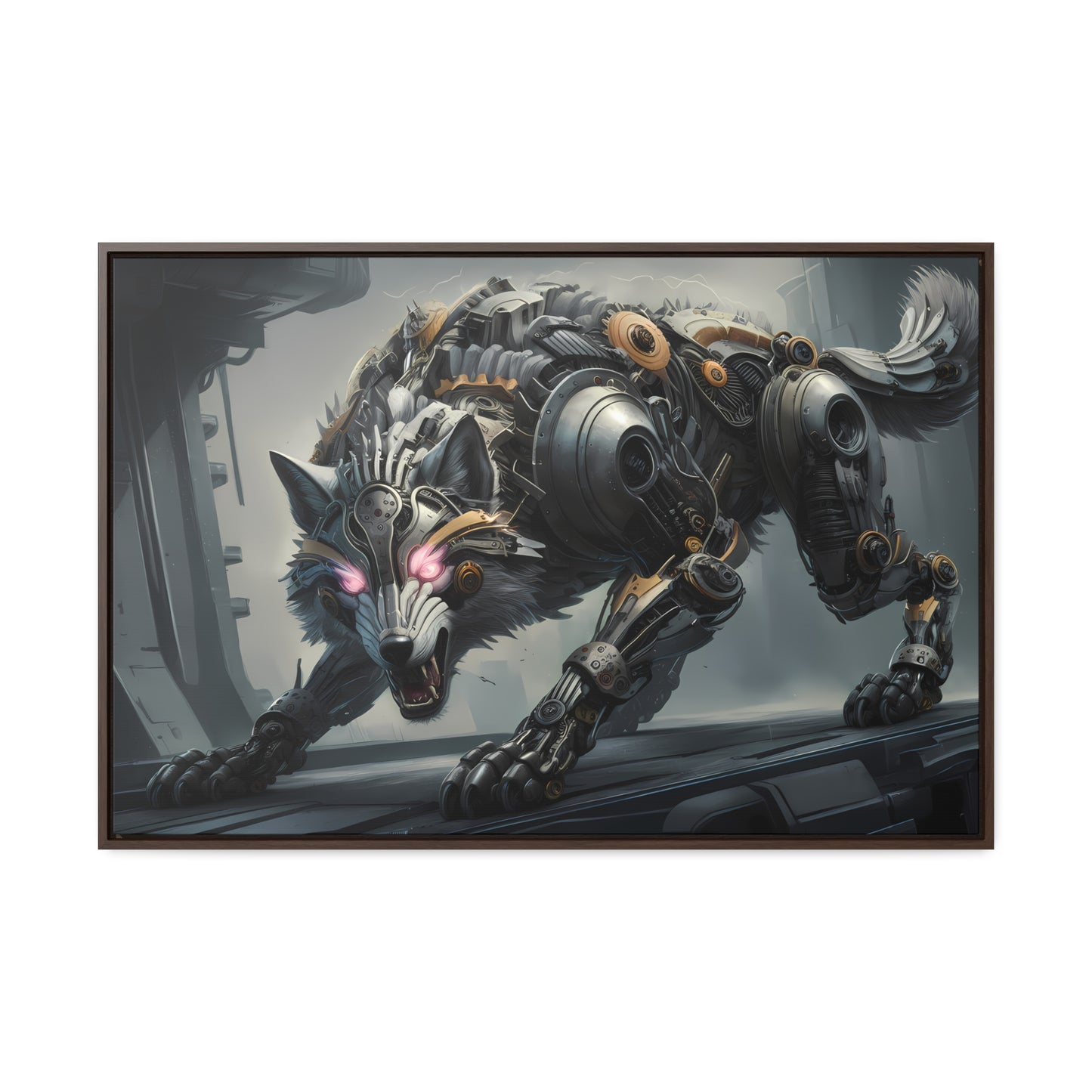 Cybernetic Alpha - Gallery Canvas Wraps, Horizontal Frame