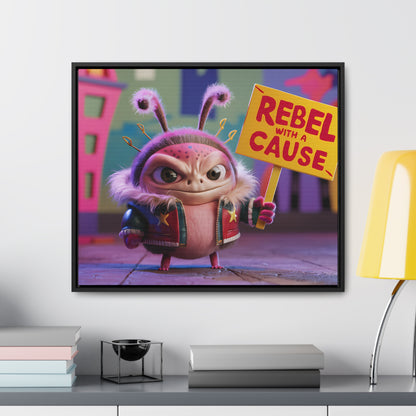 Rebel with a Cause - Gallery Canvas Wraps, Horizontal Frame