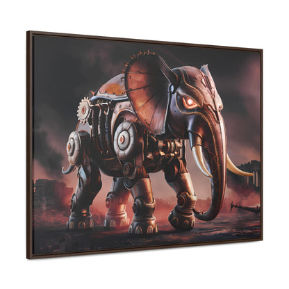 "Mechanized Titan of the Wasteland" - Gallery Canvas Wraps, Horizontal Frame