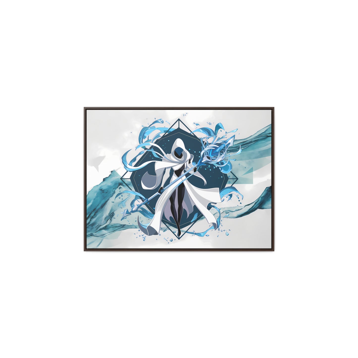 Ethereal Sentinel of the Tides - Gallery Canvas Wraps, Horizontal Frame