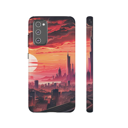 Anime City at Dawn - Smartphone Tough Cases