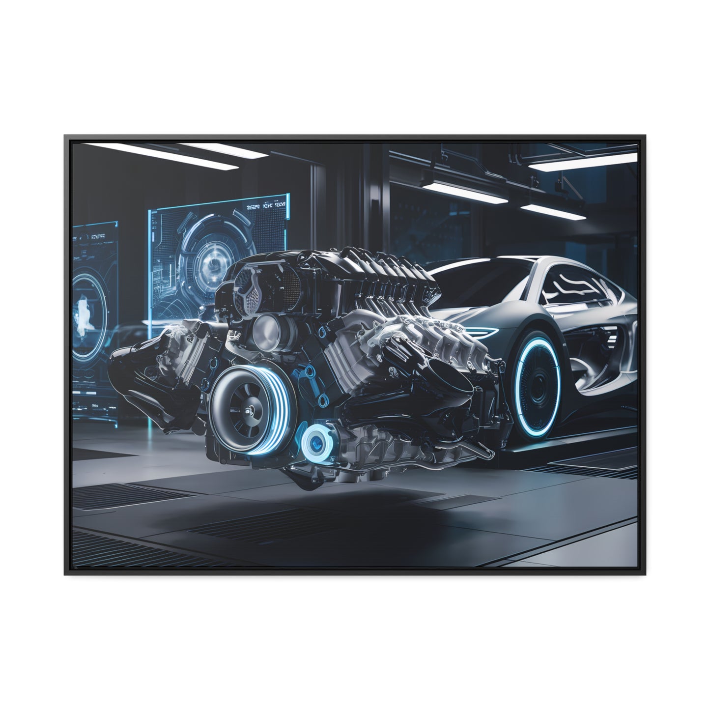 The Future of Automotive Engineering - Gallery Canvas Wraps, Horizontal Frame