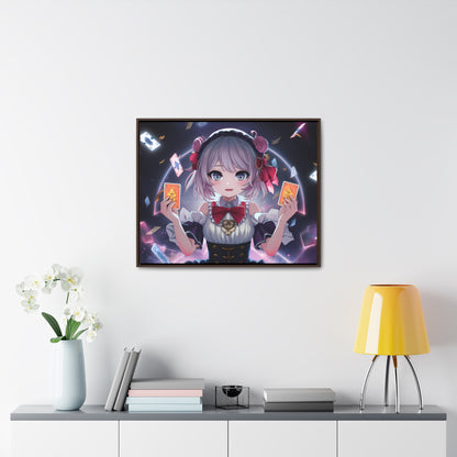 "Arcane Card Mastery" - Gallery Canvas Wraps, Horizontal Frame