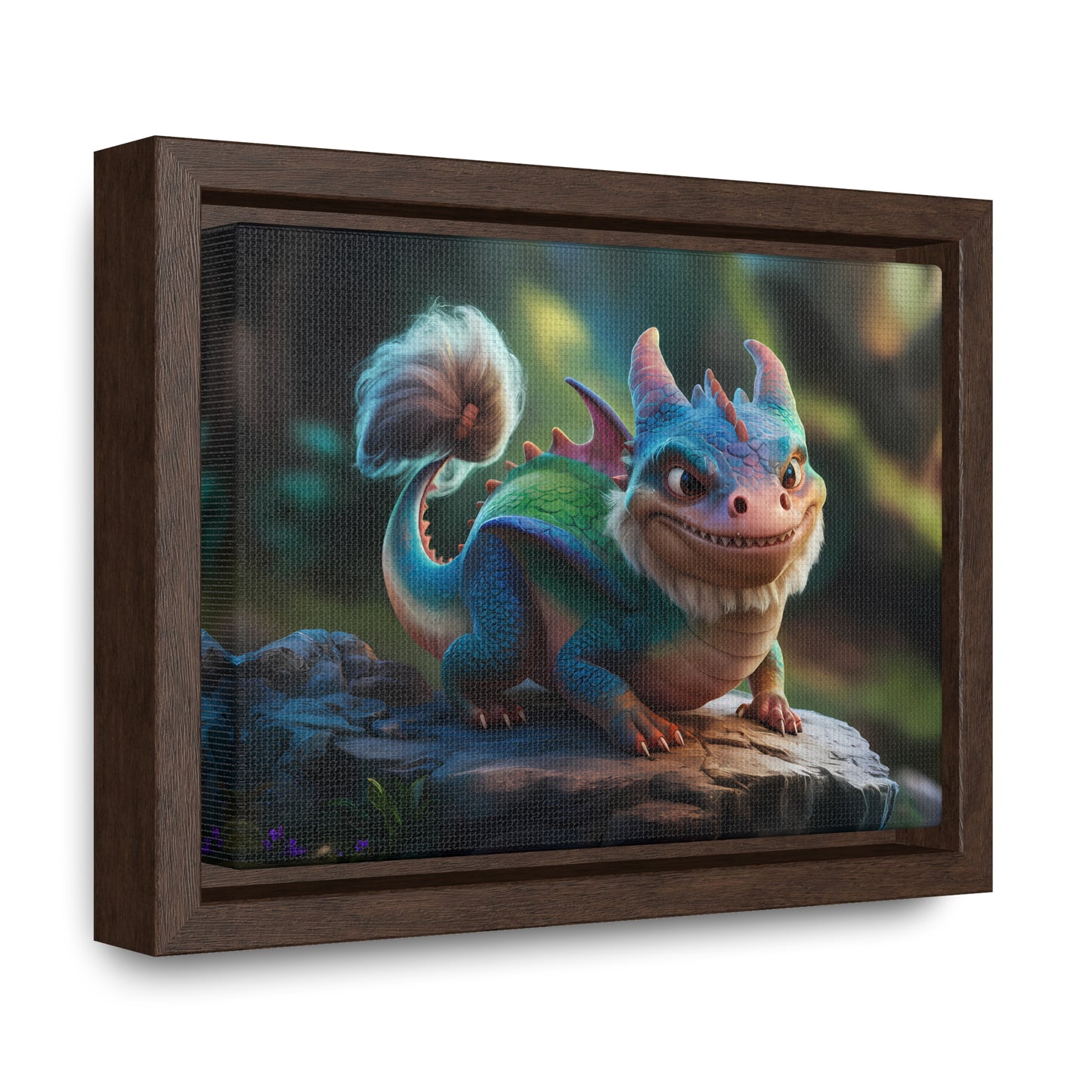 Guardian of the Enchanted Grove - Gallery Canvas Wraps, Horizontal Frame