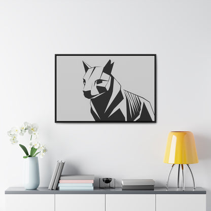 Geometric Guardian - Gallery Canvas Wraps, Horizontal Frame