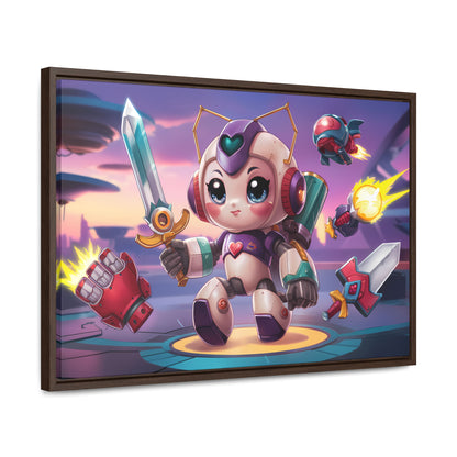 Battle Bot Hero - Gallery Canvas Wraps, Horizontal Frame