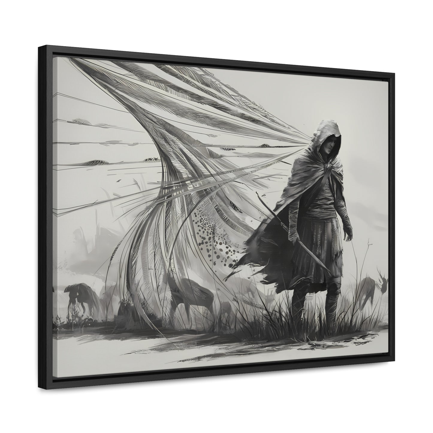 Whispers of the Windwalker - Gallery Canvas Wraps, Horizontal Frame