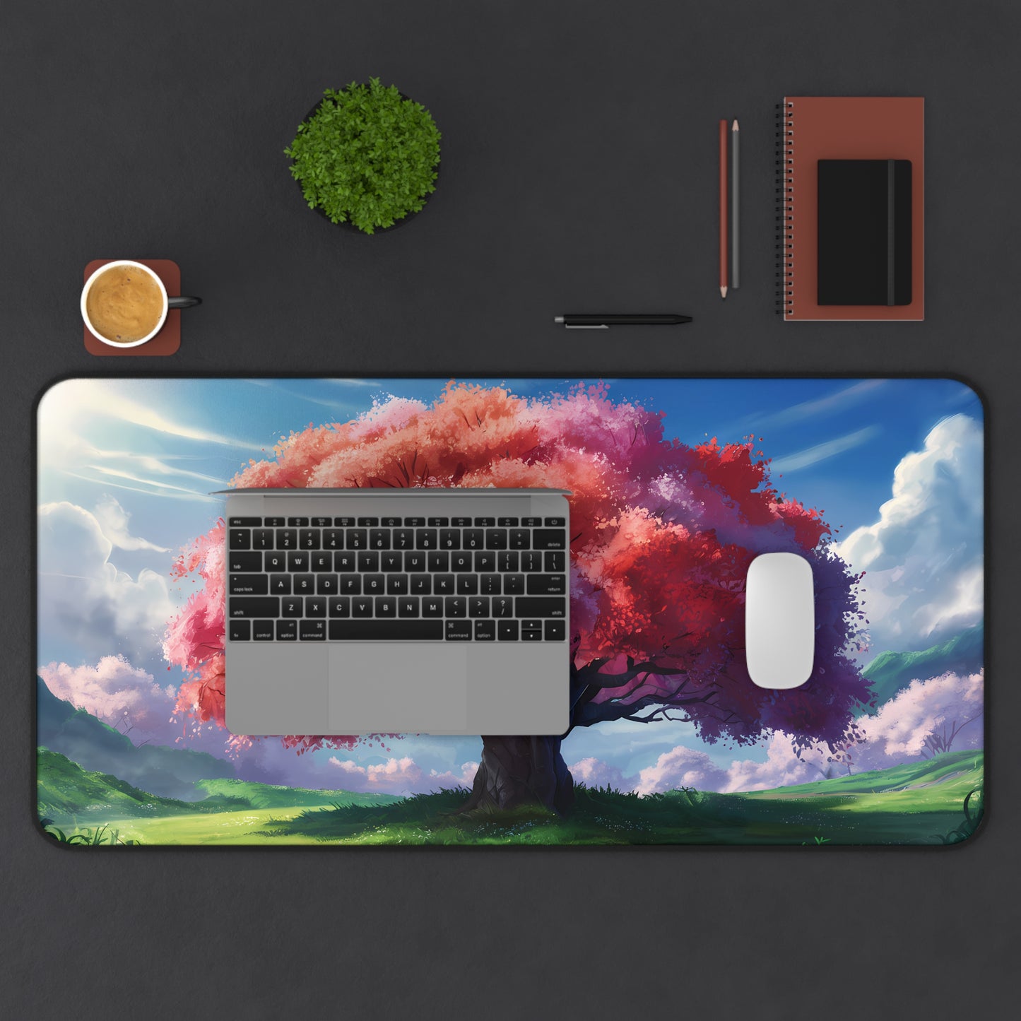 Idyllic cherry blossom - Desk Mat