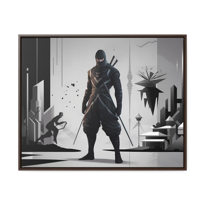 Shadowblade: The Silent Protector - Gallery Canvas Wraps, Horizontal Frame