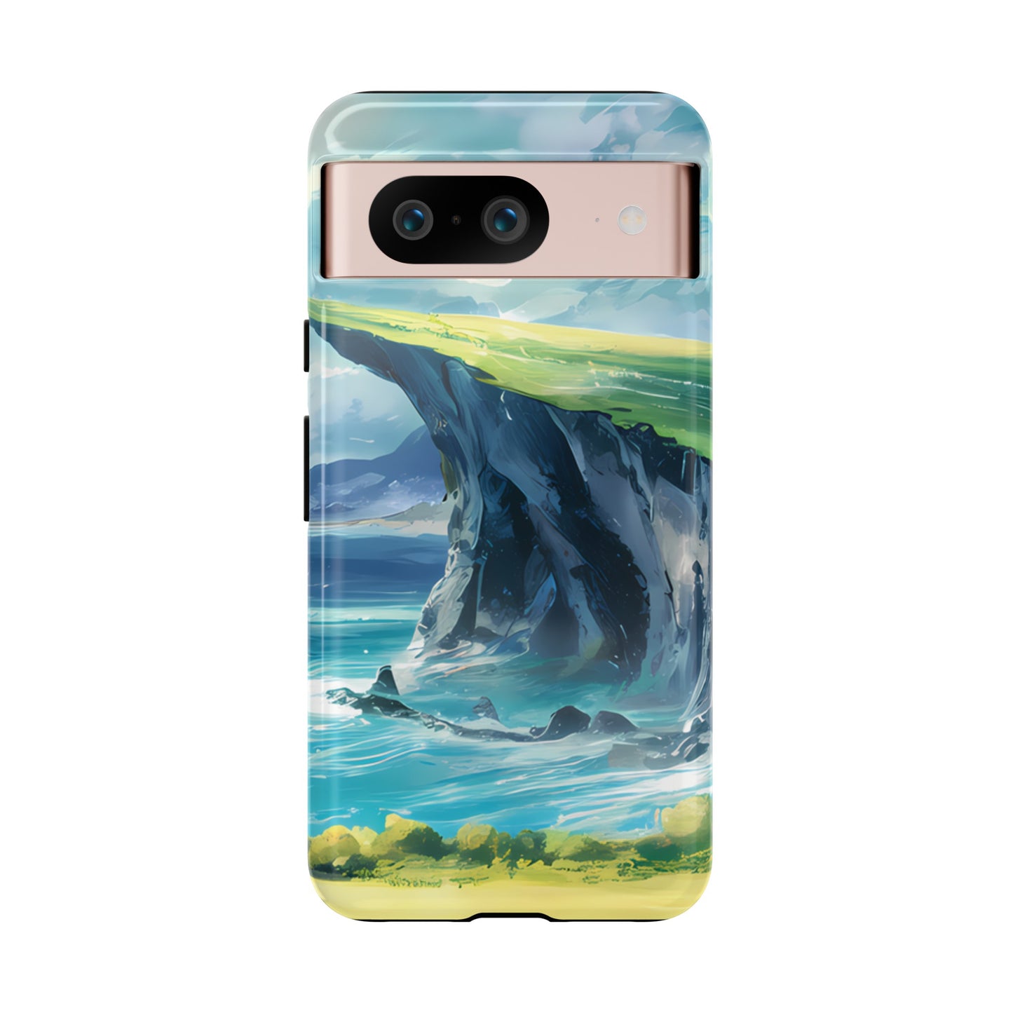 Anime Cliff by the Sea - Smartphone Tough Cases