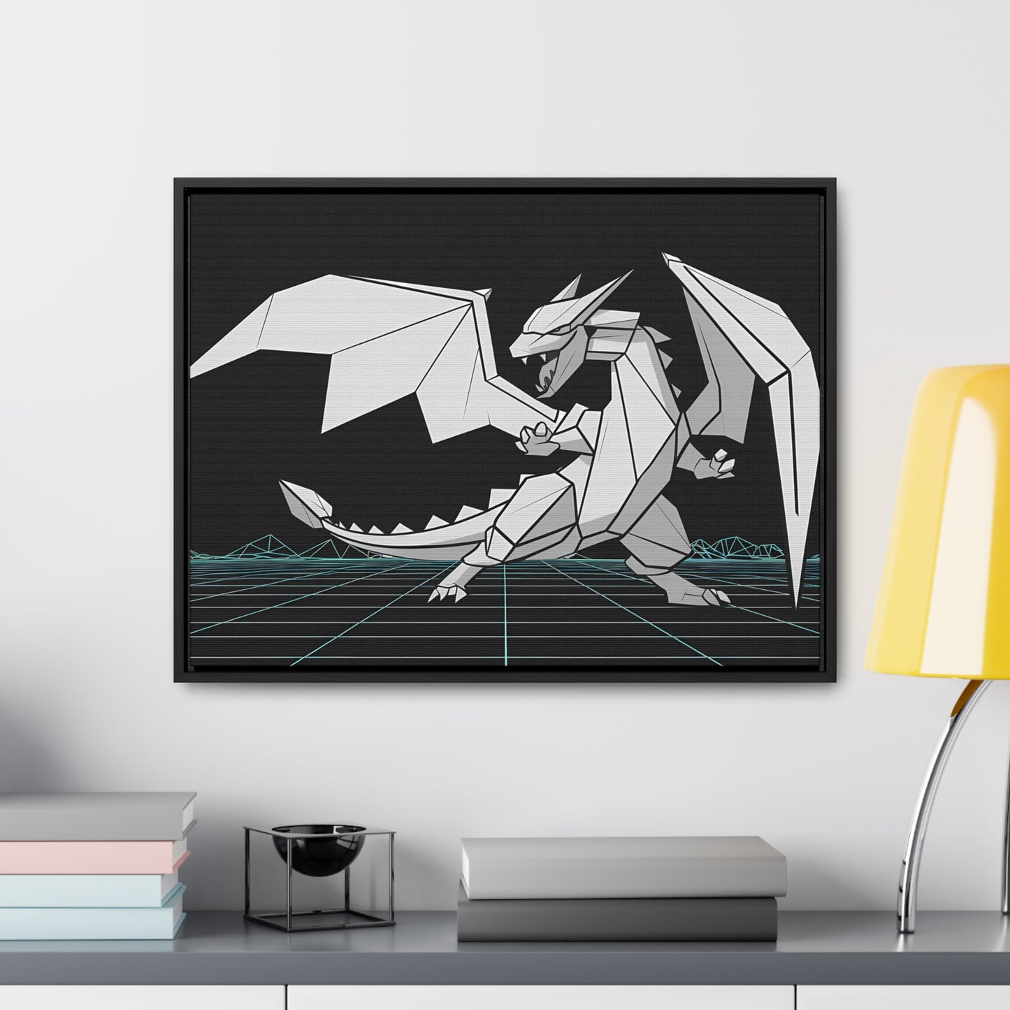 Cyber Dragon Unleashed - Gallery Canvas Wraps, Horizontal Frame