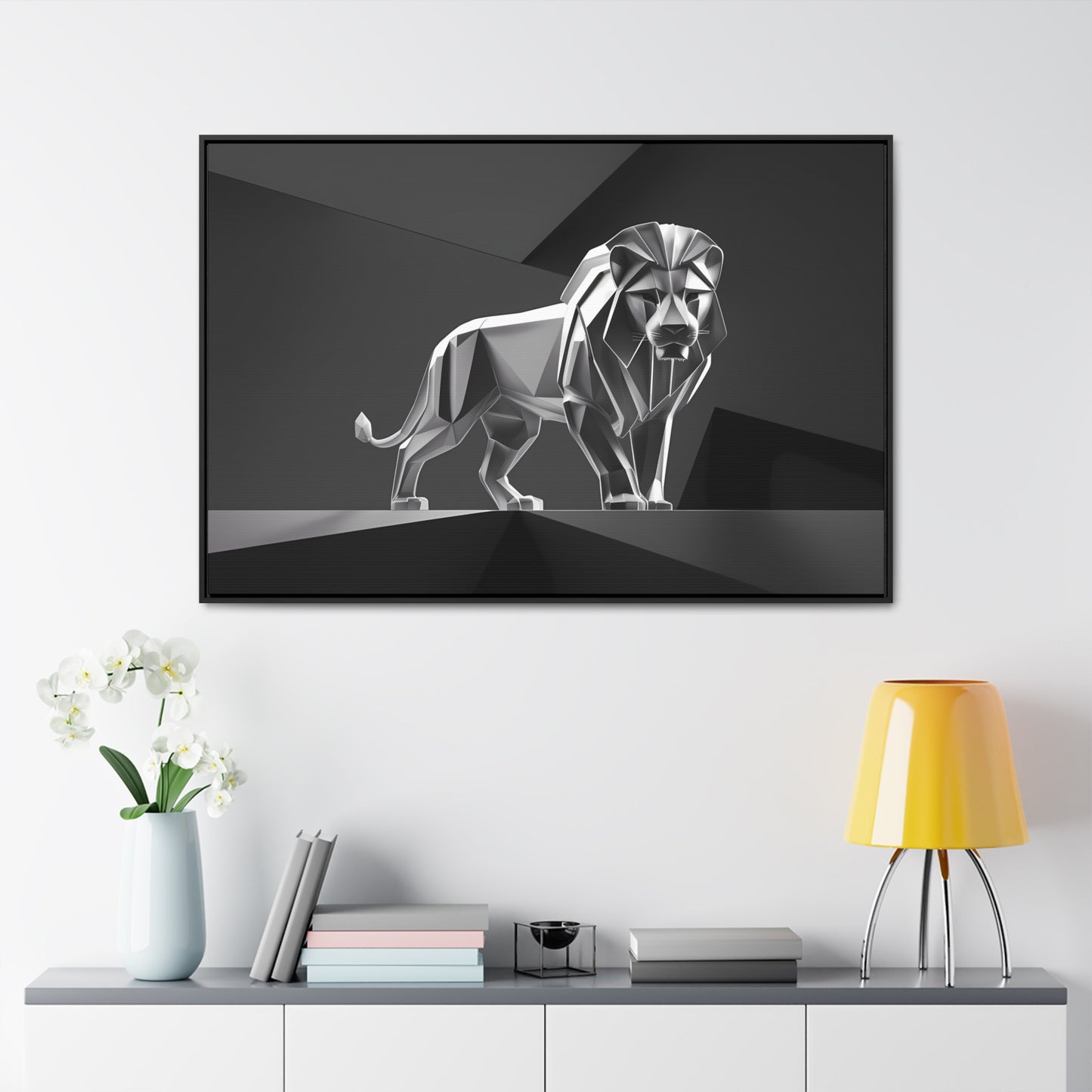 Majestic Steel Sentinel - Gallery Canvas Wraps, Horizontal Frame