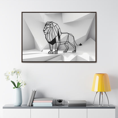 Geometric Majesty - Gallery Canvas Wraps, Horizontal Frame