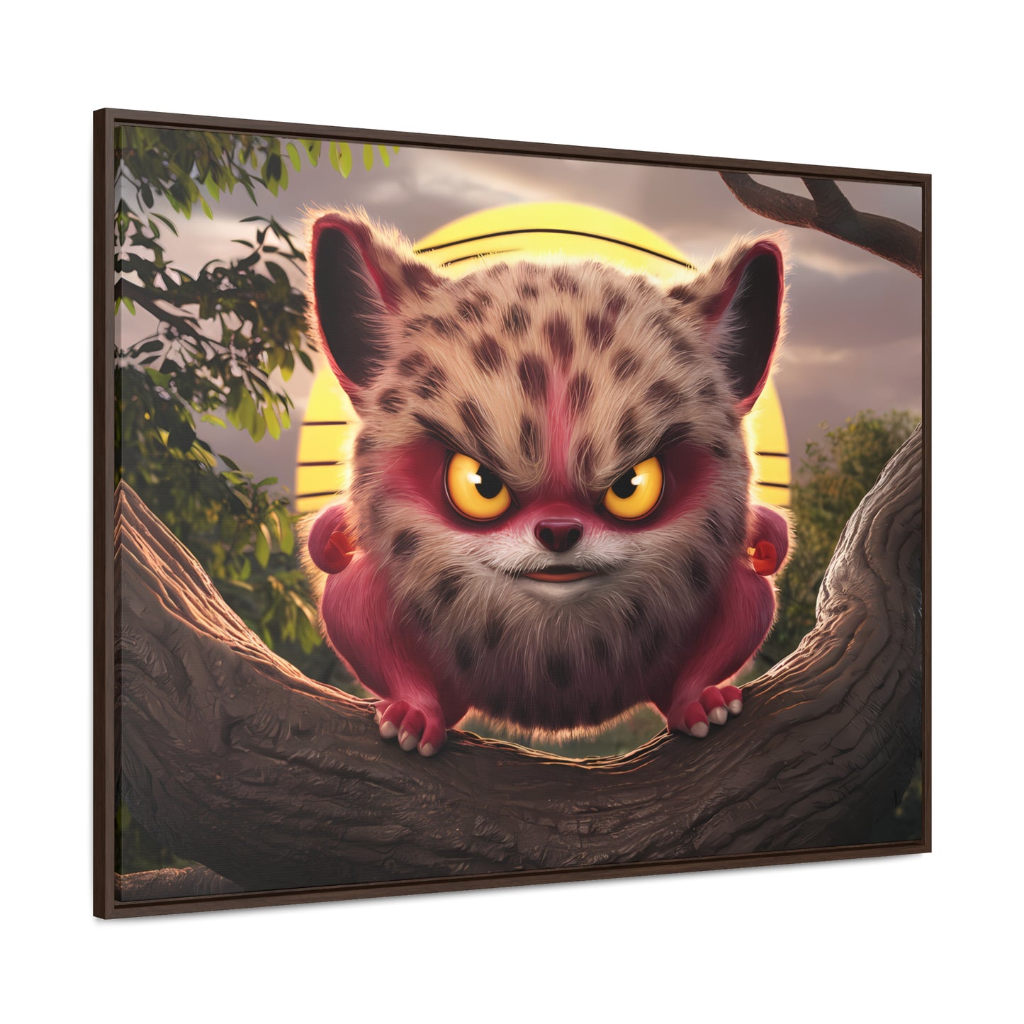 Guardian of the Sunset Forest - Gallery Canvas Wraps, Horizontal Frame