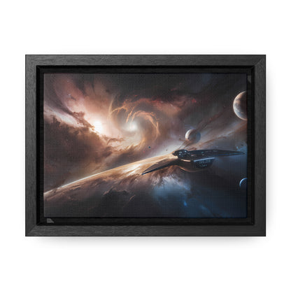 Voyage Through the Maelstrom of Stars - Gallery Canvas Wraps, Horizontal Frame