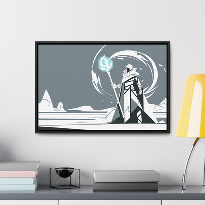 Mage of the Frozen Wastes - Gallery Canvas Wraps, Horizontal Frame