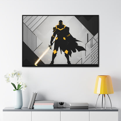 The Sentinel of Shadows - Gallery Canvas Wraps, Horizontal Frame