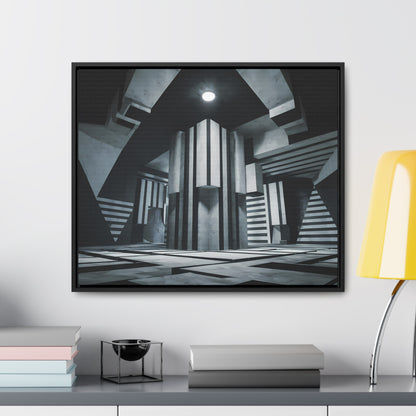 The Geometry of Shadows - Gallery Canvas Wraps, Horizontal Frame