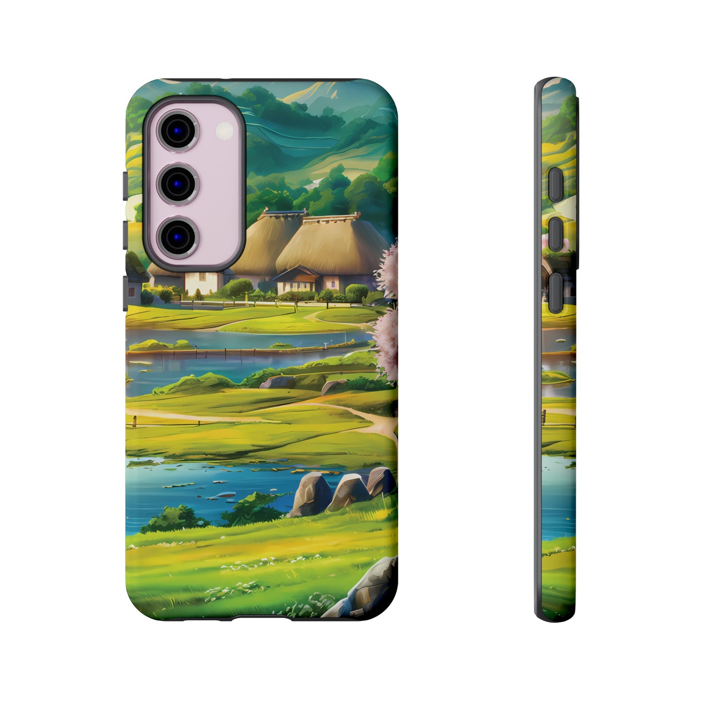 Idyllic Anime Village - Smartphone Tough Cases