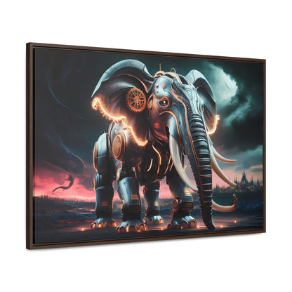 "Clockwork Titan" - Gallery Canvas Wraps, Horizontal Frame