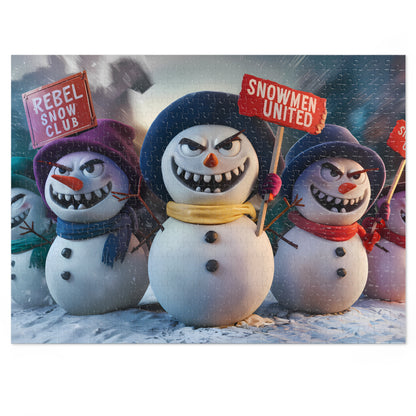 The Great Snowman Rebellion - Jigsaw Puzzle (30, 110, 252, 500,1000-Piece)