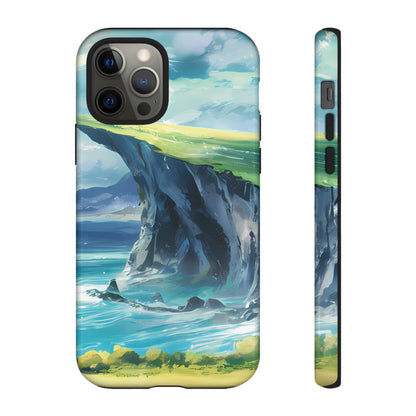 Anime Cliff by the Sea - Smartphone Tough Cases