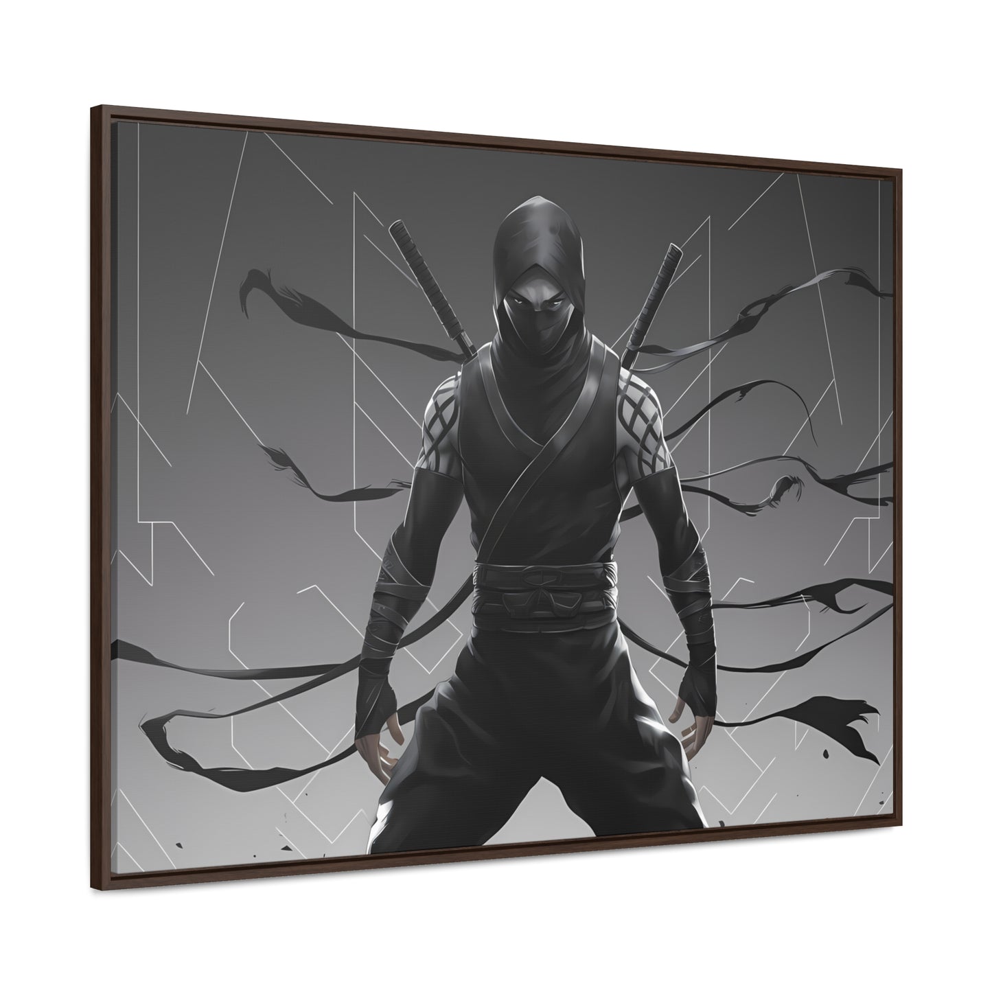 Shadowblade Sentinel - Gallery Canvas Wraps, Horizontal Frame