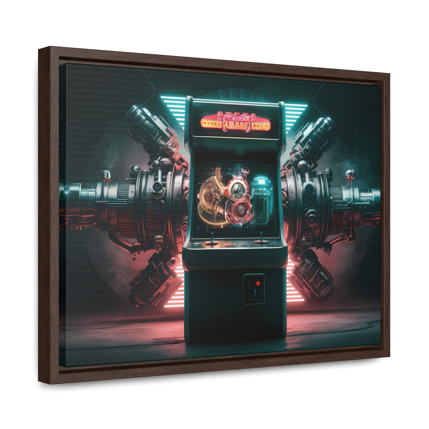 Quantum Arcade Revolution - Gallery Canvas Wraps, Horizontal Frame