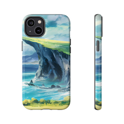 Anime Cliff by the Sea - Smartphone Tough Cases