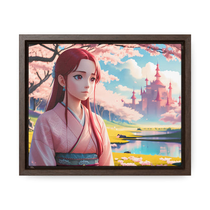 "Whispers of Spring in the Enchanted Realm" - Gallery Canvas Wraps, Horizontal Frame