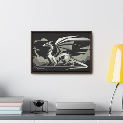 Shadow of the Silver Dragon - Gallery Canvas Wraps, Horizontal Frame