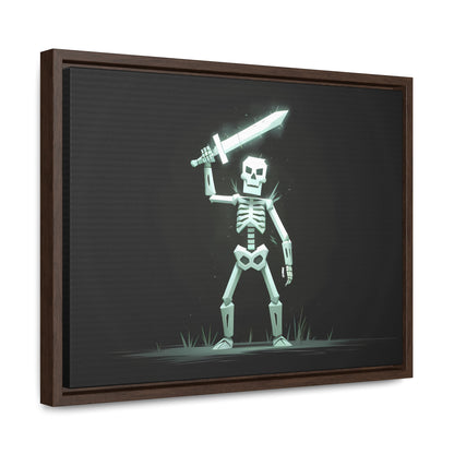 Rise of the Skeleton Warrior - Gallery Canvas Wraps, Horizontal Frame