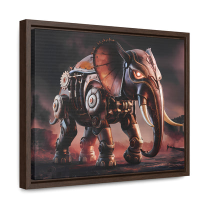 "Mechanized Titan of the Wasteland" - Gallery Canvas Wraps, Horizontal Frame