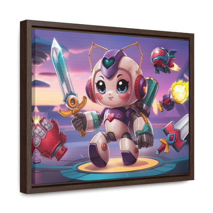 Battle Bot Hero - Gallery Canvas Wraps, Horizontal Frame