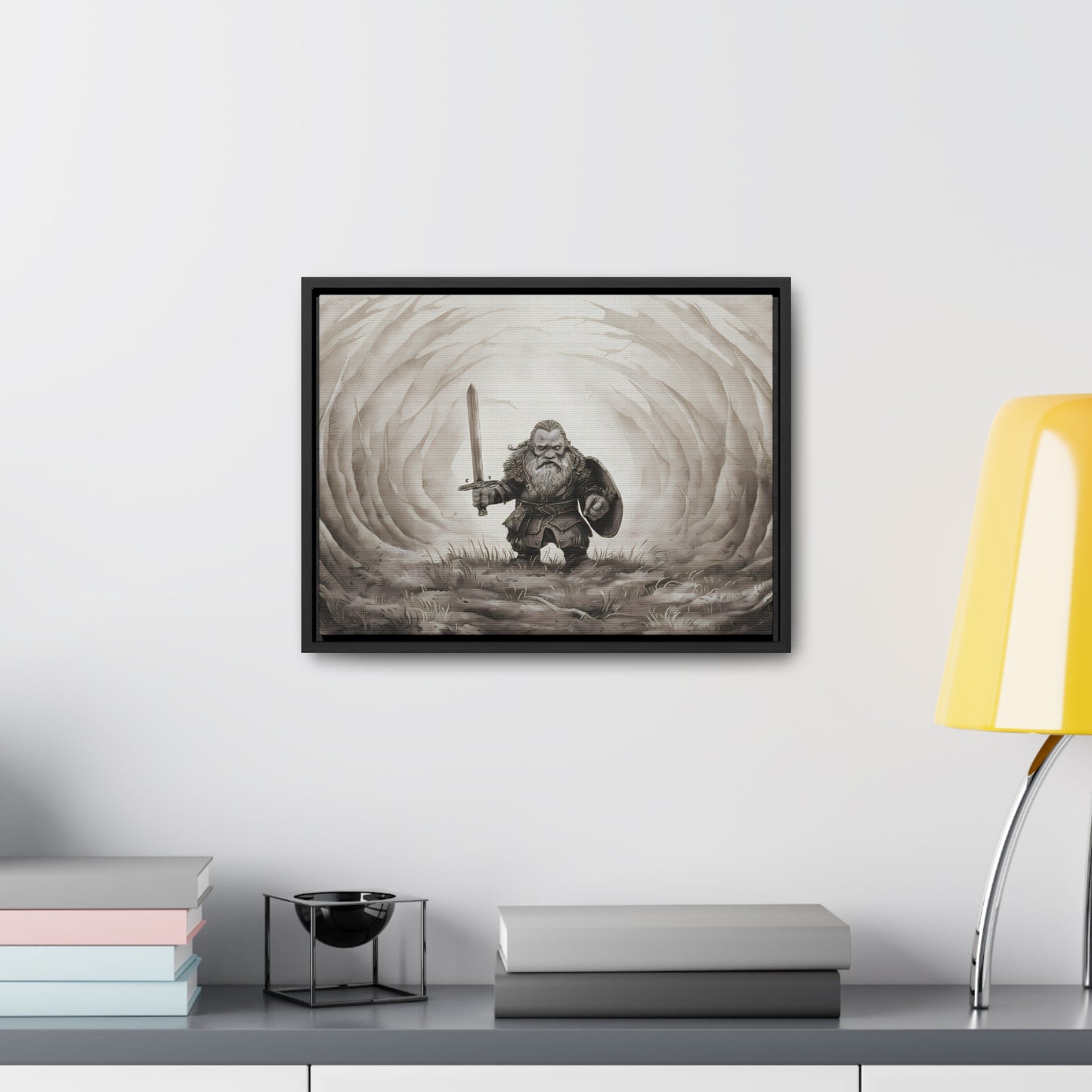 Defender of the Hollowed Path - Gallery Canvas Wraps, Horizontal Frame