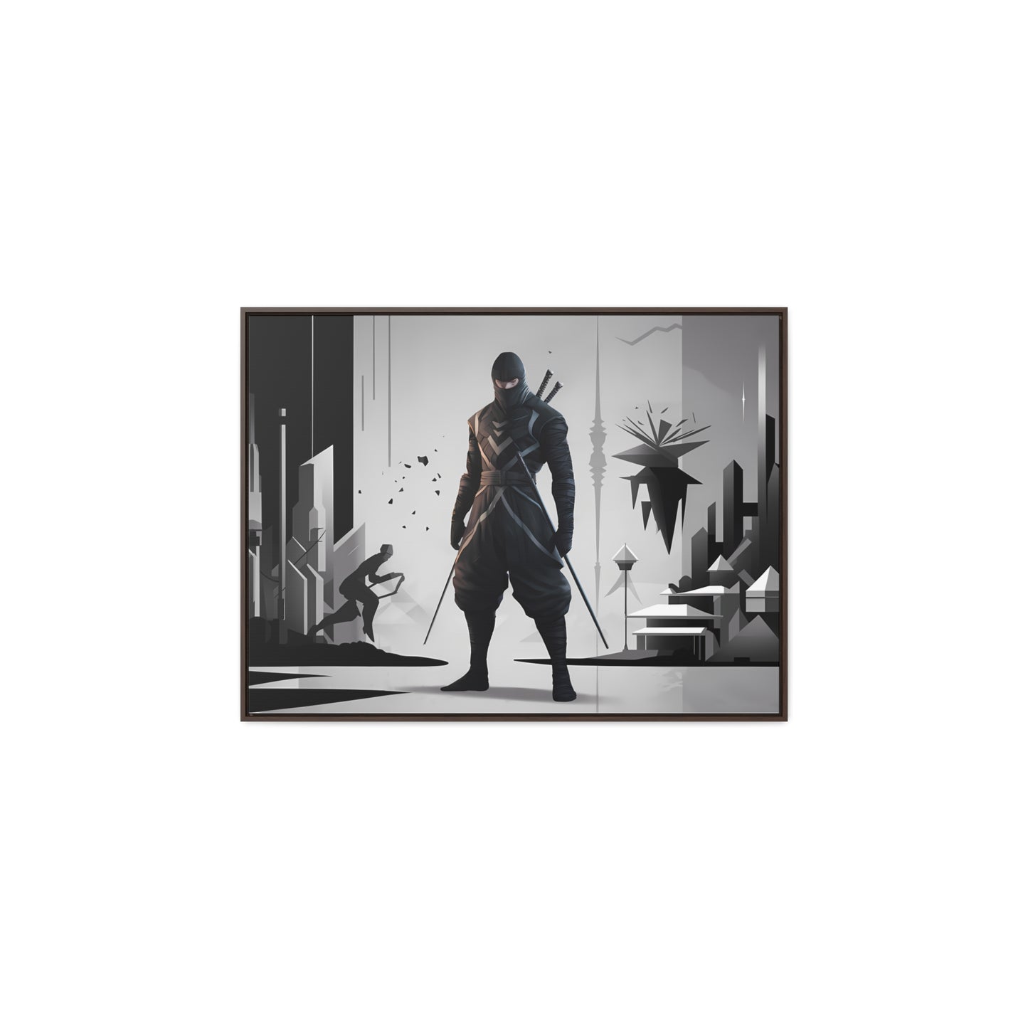 Shadowblade: The Silent Protector - Gallery Canvas Wraps, Horizontal Frame