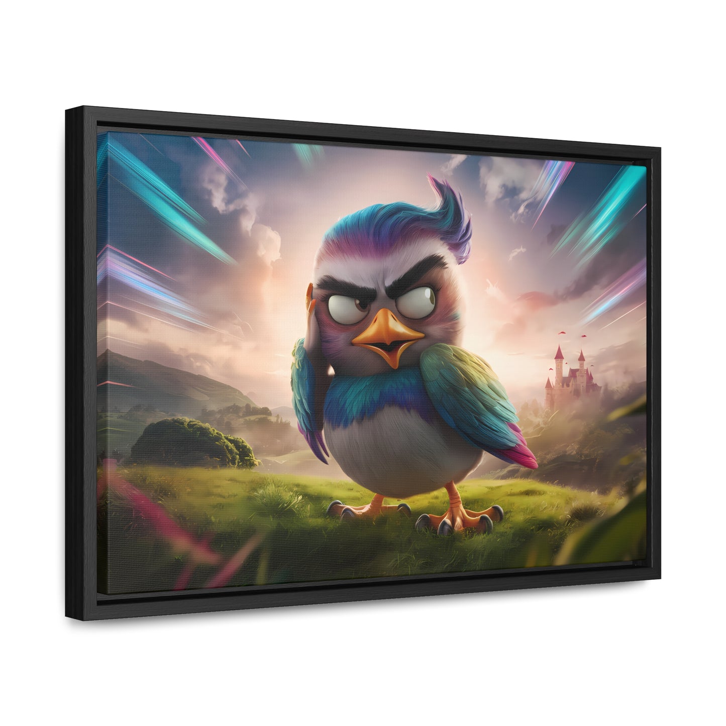 Feathered Fury: The Guardian of the Sky - Gallery Canvas Wraps, Horizontal Frame