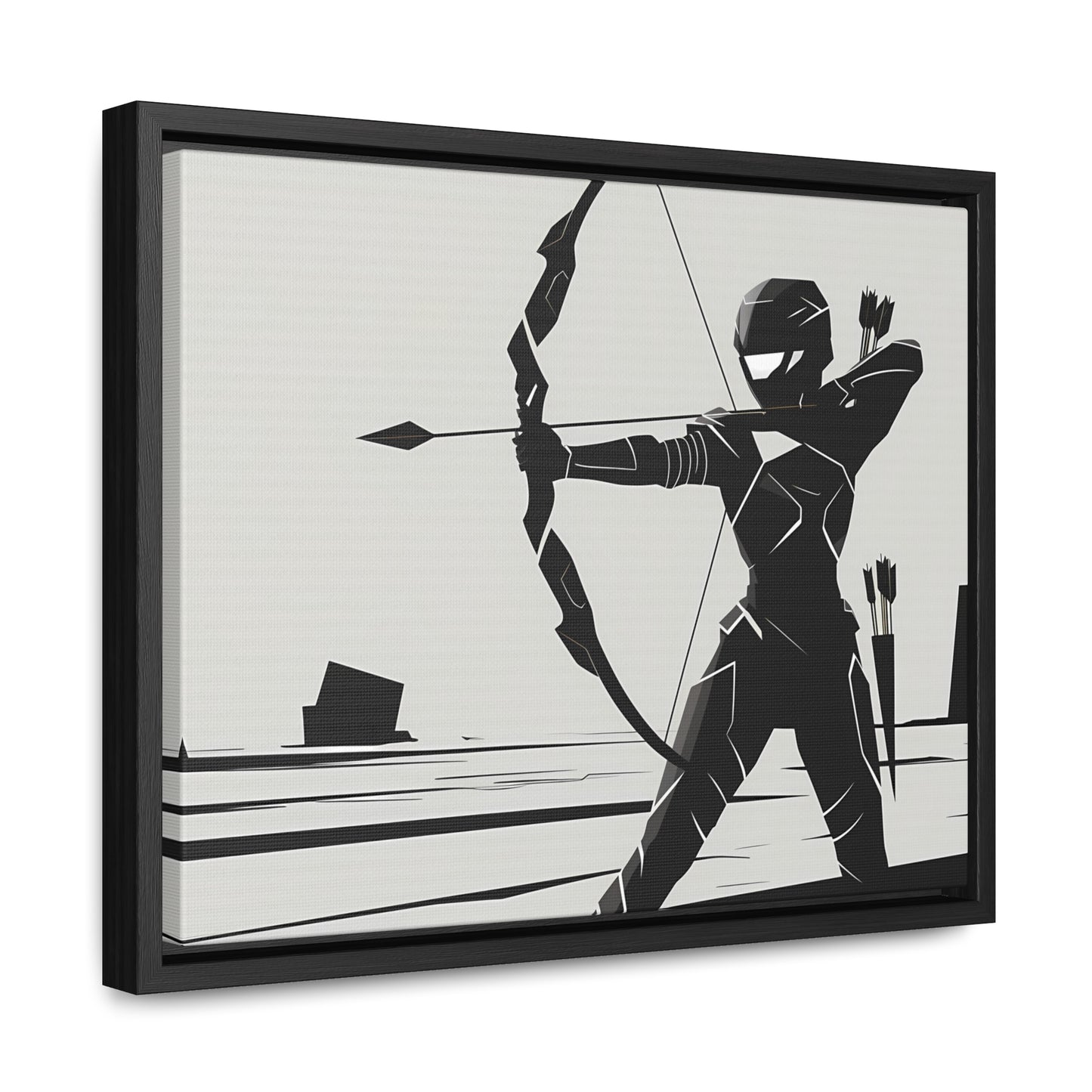 Silent Hunter - Gallery Canvas Wraps, Horizontal Frame