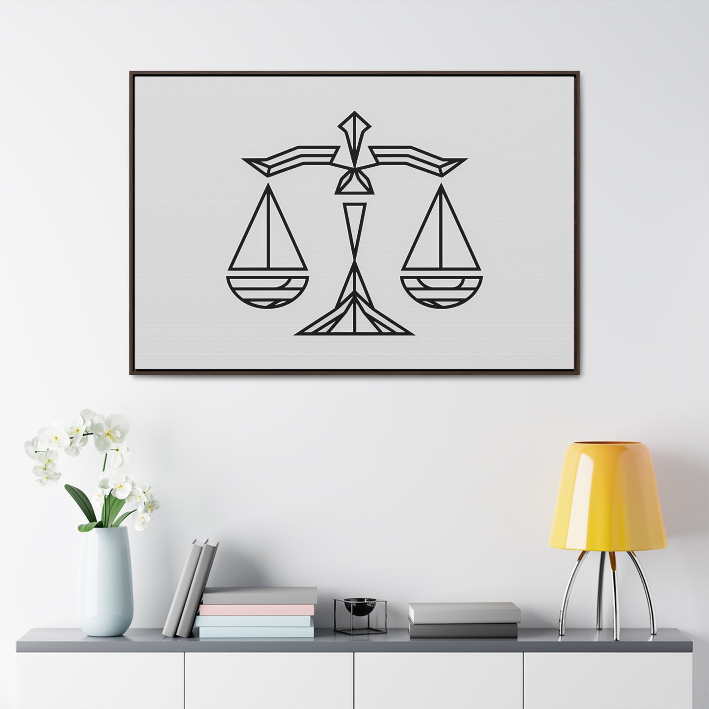 Balance of Justice - Gallery Canvas Wraps, Horizontal Frame