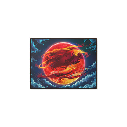 Eclipse of the Eternal Phoenix - Gallery Canvas Wraps, Horizontal Frame